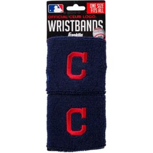 Franklin MLB Embroidered Wristband 2,5 Inch Team Indians