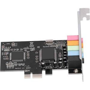 PCI-E 5.1 CMI8738 Chip Stereo Audio-geluidskaart voor Windows 7 - Geschikt voor Desktopcomputers, Thuisbioscoop en 3D-games