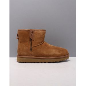 UGG CLASSIC MINI BAILEY ZIP - Gevoerde laarzenSnowbootsDames laarzen - Kleur: Cognac - Maat: 37