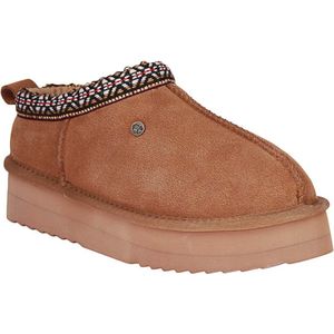 Warmbat Kynuna Plateau Suede Tape Cognac