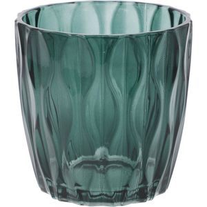 Goebel - Accessoiress-sWindlicht Forest Leavess-sGlas - 9cm - theelicht - waxinelicht houder