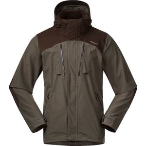Bergans of Norway Hogna V2 2L Jacket - Green Mud/Dark Wood Brown