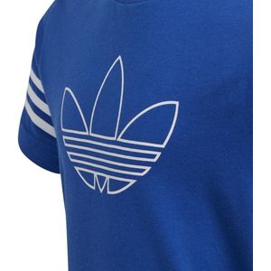 adidas Originals Outline Tee T-shirt Unisex Blauwe 6/7 jaar