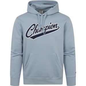 Champion - Hoodie College Logo Lichtblauw - Heren - Maat L - Regular-fit