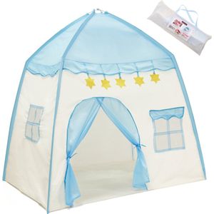 Blauw Speeltent XL - Tent - Kindertent - Speelgoedtent voor Binnen en Buiten
