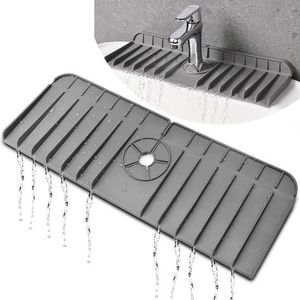 Kraan mat, afdruipmat, siliconen kraan, siliconen waterkraan, spatbescherming, spatbescherming voor waterkraan, keuken en badkamer