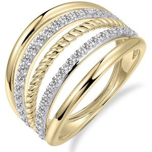 Gisser Jewels Goud Ring Goud VGR048 - VGR048-58 - Sieraad - 14 Karaat Goud