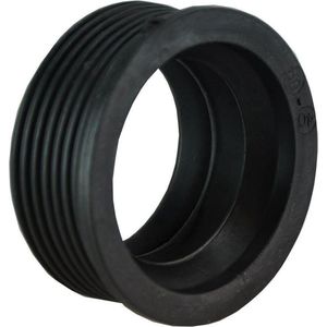 Wiesbaden Rubber Manchet 50 x 32 mm. - Zwart