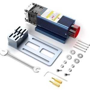 Lasermodule voor lasergraveermachines - Comprimeerbare laserpunt, oogbescherming, 90W snijprecisie voor hout, metaal en acryl