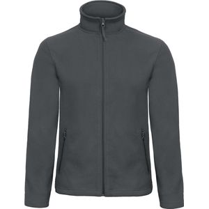 Fleecevest 'ID.501 Micro Fleece Full Zip' Maat XL Donkergrijs