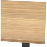 Alterego - OSMOSE - In hoogte verstelbaar bureau - Beige - 140x80x67(86) cm