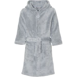 Playshoes - Fleece badjas met capuchon - Grijs - maat 158-164cm (13-14 jaar)