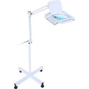 Loeplamp met statief - 5x vergroting - dimbaar - werkpleklamp - cosmetische lamp - schoonheidsspecialisten - laboratorium .
