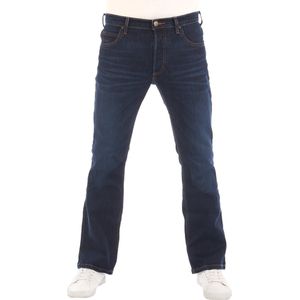 Lee Heren Jeans Broeken Denver bootcut Fit Blauw 33W / 34L Volwassenen Denim Jeansbroek