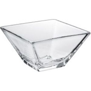 Schaaltje glas vierkant 14cm