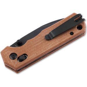 Böker Magnum Rockstub Micarta 16 Cm Opvouwbaar Zakmes Zakmes - Inklapbaar Mes