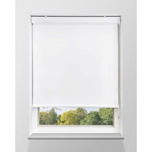 Rolgordijn Cassette Verduisterend Full Colour Wit op maat gemaakt - 68x175cm