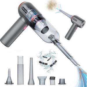 Krachtige Handstofzuiger 9000PA - Draadloze Autostofzuiger - 3-in-1 Handheld Stofzuiger - USB Oplaadbaar - Nat/Droog - Thuis Kantoor Auto