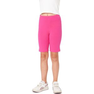 Bellivalini Meisjes Leggings - Sport - Vrijetijdsbroek - Korte - Katoen - Amarant - 128 - BLV-BLV50-281-LE