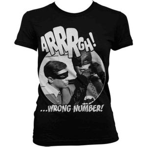 DC Comics Batman Dames Tshirt -S- Arrrgh Wrong Number Zwart