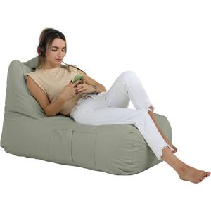 Trendy Zitzak, Lounge kussen, Bean Bag ,Zitzakstoel, Grijs,met Vulling ,Volwassenen & Kinderen
