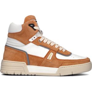 Off The Pitch Basketa Hi Dames Hoge sneakers - Leren Sneaker - Dames - Oranje - Maat 39