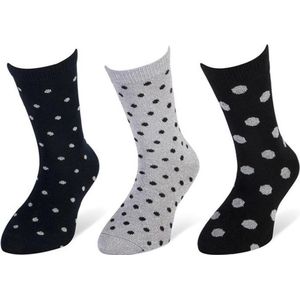 Lurex feest sokken - set van 3 paar - maat 31 tot 34