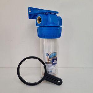 Aquafilter  IJzerfilter 10"" met beugel , 3/4"" aansluitingen