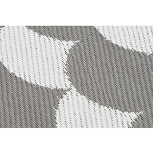 Tapijt DKD Home Decor Grijs Golven Wit (2 Stuks) (150 x 210 cm)