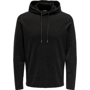Only & Sons Trui Onsgarson Hood Knit 22021016 Black Mannen Maat - M