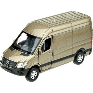 Modelauto Mercedes Benz Sprinter taupe 1:34