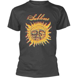 Sublime - Yellow Sun Heren T-shirt - M - Grijs