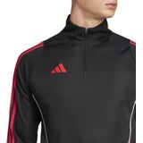 ADIDAS - tiro24 trtop - T-shirt voetbal train lm heren - Zwart
