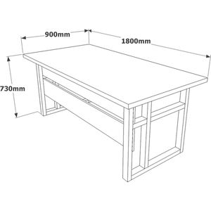 Emob - Bureau - 180 cm -