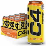 C4 Original Carbonated - Pre Workout - Ready-to-Drink - 12 stuks (6000 ml) - Orange Slice