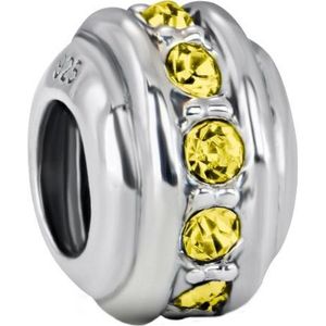 Quiges - 925 - Zilveren - Bedels -Sterling zilver - Beads - Ornament Kraal Charm - Geschikt – voor - alle bekende merken - Armband Z101