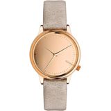 Komono Polshorloge Estelle Mirror Rose Grijs Spiegelend - Dames - (Valentijn cadeautje voor haar)
