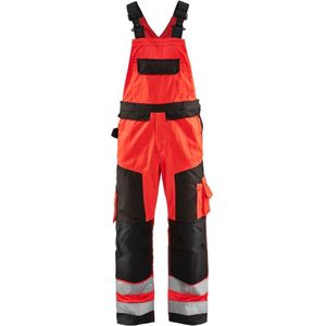 Blaklader Bretelbroek High Vis 2660-1811 - High Vis Rood/Zwart - C146