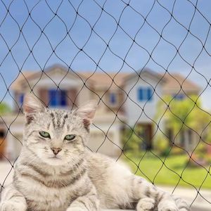 Balkonnet voor katten - 10 x 30 voet - veiligheidsnet tegen vallen - hondenhek - nylon gaas - kinderbeveiliging - balkon raam trapleuning Kattennet - Kattennet Balkon