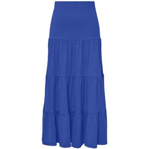Only Rok Onlmay Life Maxi Skirt Jrs 15226994 Dazzling Blue Dames Maat - S
