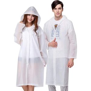 Vicloon regenponcho, 2 stuks unisex Herbruikbare Transparante Regenjas PEVA Draagbare Waterdichte Regenjas Ademende Regenjas voor stimuli, Wandelen, Fietsen & Kamperen