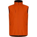 Clique Classic Softshell Vest 0200911 - Diep Oranje - L