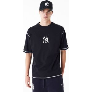 New Era Mlb World Series New York Yankees T-shirt Met Korte Mouwen Zwart M Man