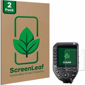 ScreenLeaf - Screenprotector voor Godox XPro II - Duurzame schermbescherming Folie Beschermfolie transparant (2 Stuks)