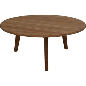 Kaylee Tuin Salontafel - 75x75x37 cm - Naturel Teakhout - salontafel tuin, salontafel outdoor, koffietafel tuin, salon tafel buiten, salontafel buiten rond, tuintafel rond, tuin tafel, buiten salontafel