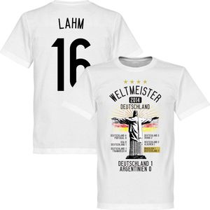 Duitsland Road To Victory Lahm T-Shirt - L