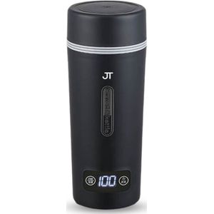 JT Products Draagbare Waterkoker Zwart - 350mL - 3-in1 Design - Temperatuurregulatie - Mini Waterkoker - Reis Waterkoker - Smart Waterkoker - Portable Waterkoker