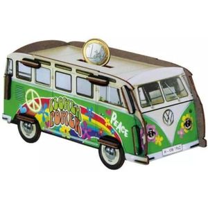 Werkhaus - VW T1 hippie - Spaarpot - Groen