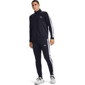 Under Armour UA Knit Track Suit Heren Sportshirt - Black - Maat XL
