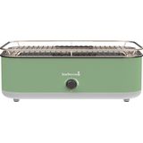 Barbecook E-Carlo elektrische tafel BBQ Paris Green 42,5x33x16,5cm